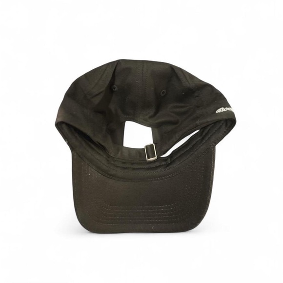 NWT Black Baseball Cap with Embroidered Text - Picture 2 of 4